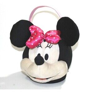 Disney Minnie Mouse Jumbo Soft Plush Easter Halloween Birthday Multi Basket